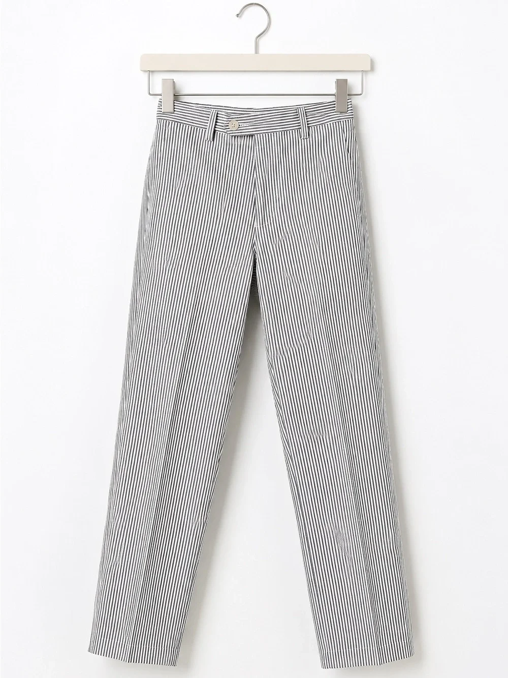 Lauren Ralph Lauren Seersucker Pants 16R Boys Ivory Blue Stripe Cotton Preppy